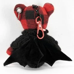 PUNK RAVE Gothic Red Bat Bear -ALCHEMY GOTHIC shop gothic red bat bear 8
