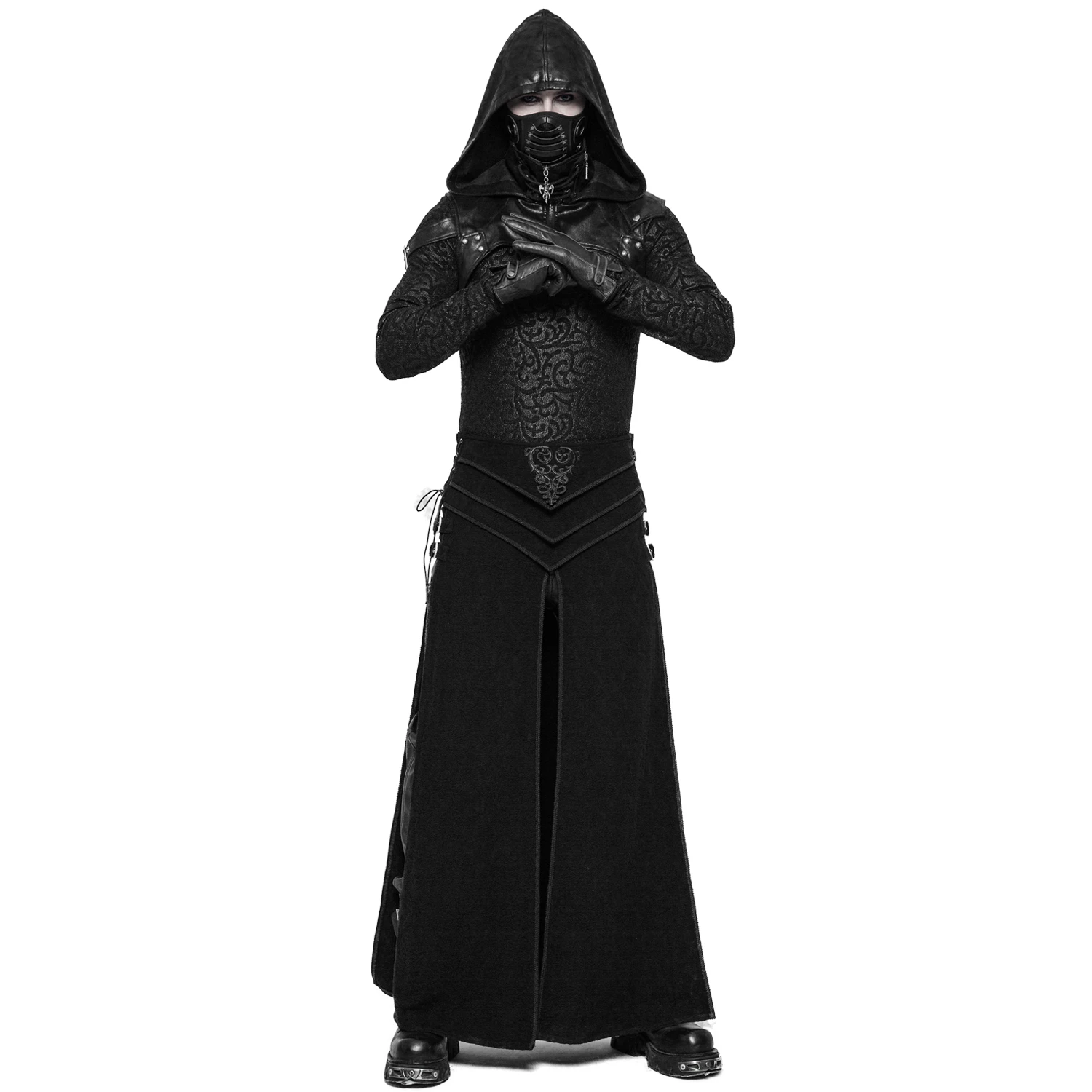 PUNK RAVE Harnais-Capuche 'Assassin's Creed' Noir 7 PUNK RAVE Harnais-Capuche 'Assassin's Creed' Noir – Image 5