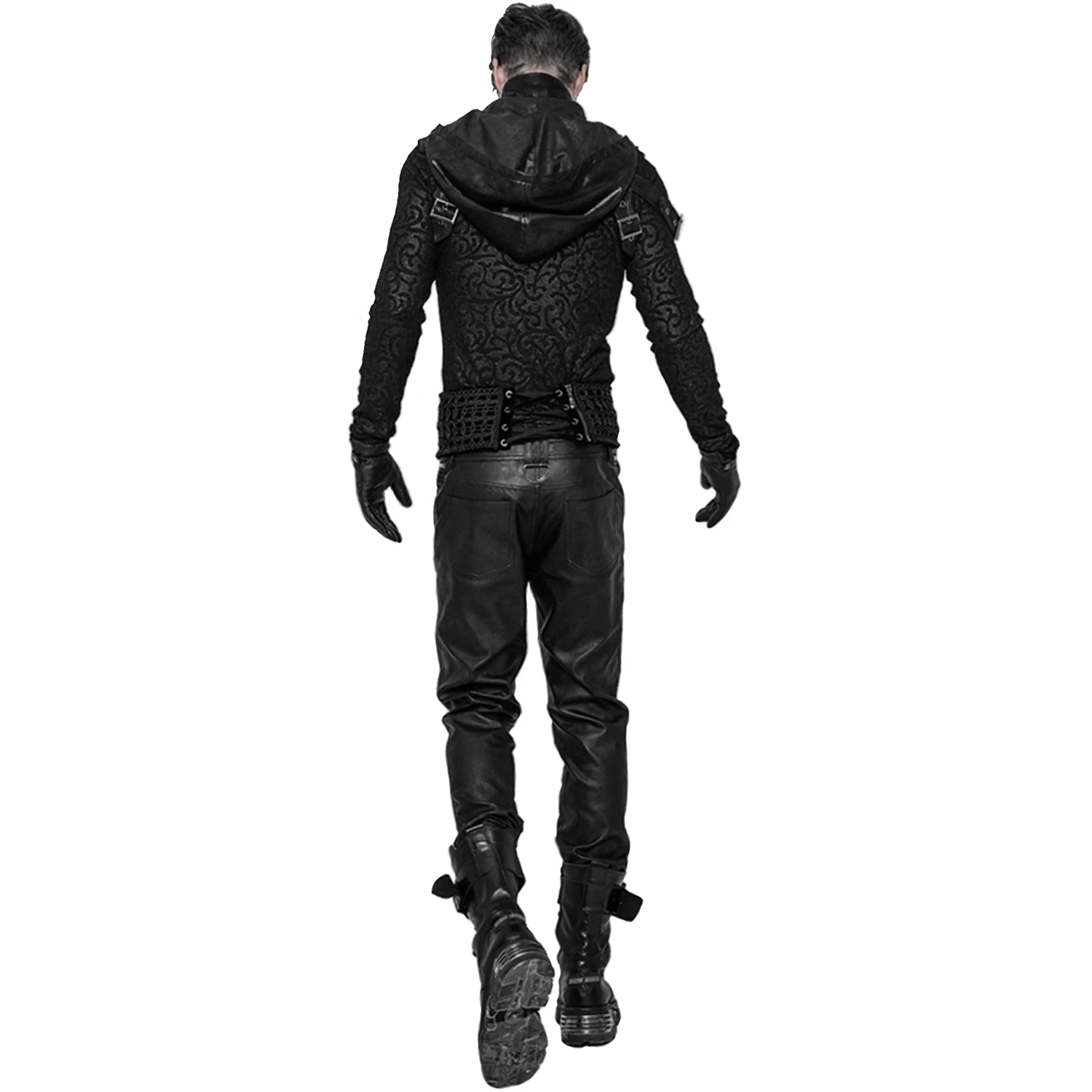PUNK RAVE Harnais-Capuche 'Assassin's Creed' Noir 10 PUNK RAVE Harnais-Capuche 'Assassin's Creed' Noir – Image 8