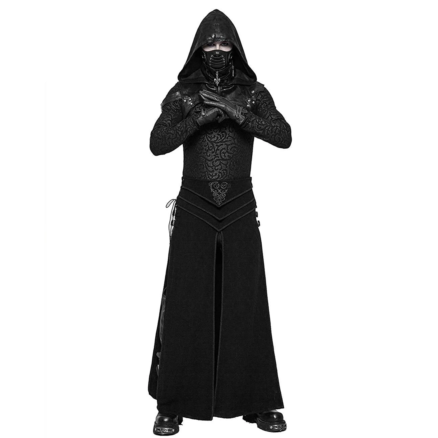 PUNK RAVE Harnais-Capuche 'Assassin's Creed' Noir 11 PUNK RAVE Harnais-Capuche 'Assassin's Creed' Noir – Image 9