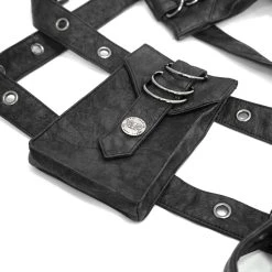 DEVIL FASHION Harnais Ceinture 'Altaïr' Noir -ALCHEMY GOTHIC shop harnais ceinture altair noir 8