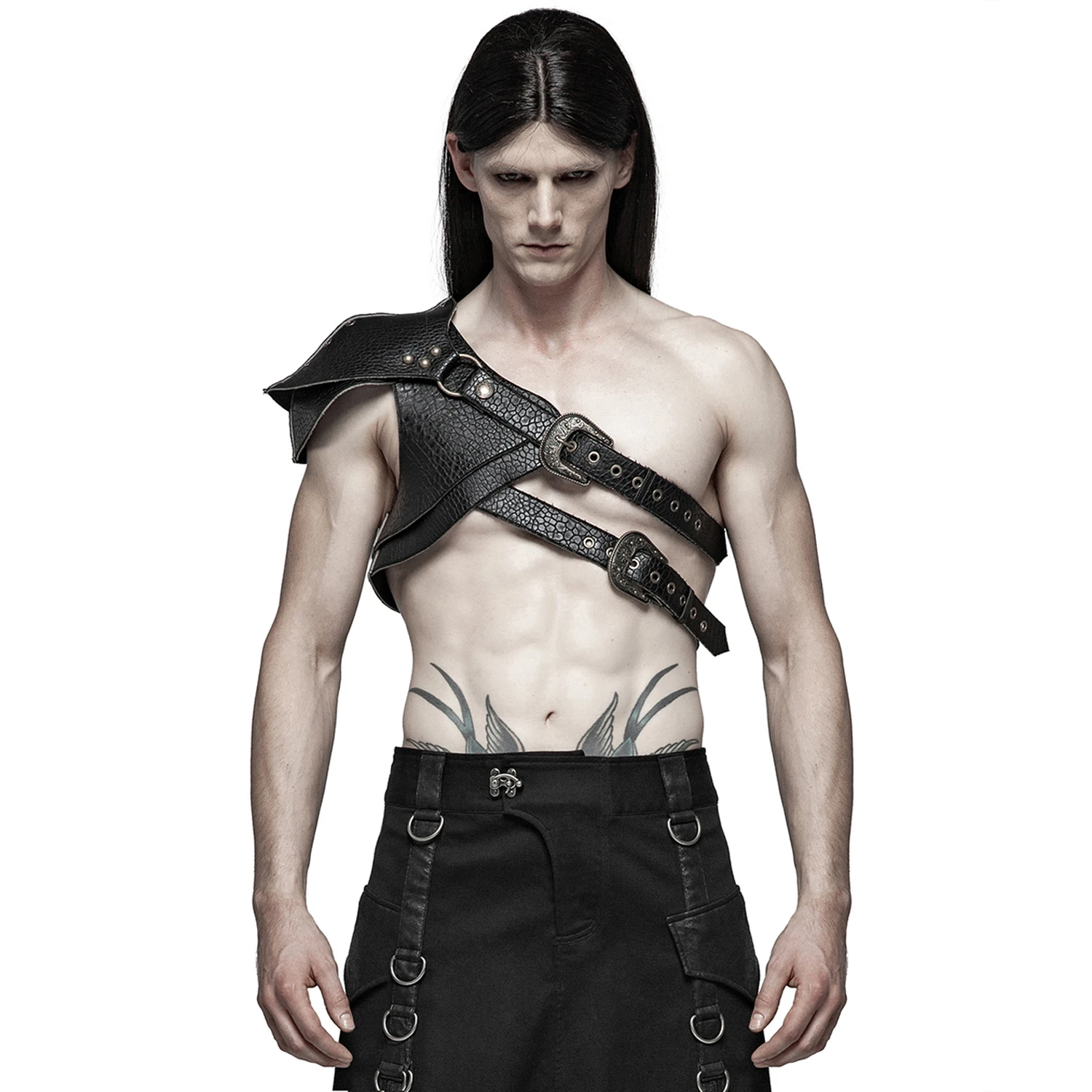 PUNK RAVE Harnais D'Epaule 'Dracarys' Noir 4 PUNK RAVE Harnais D'Epaule 'Dracarys' Noir – Image 2