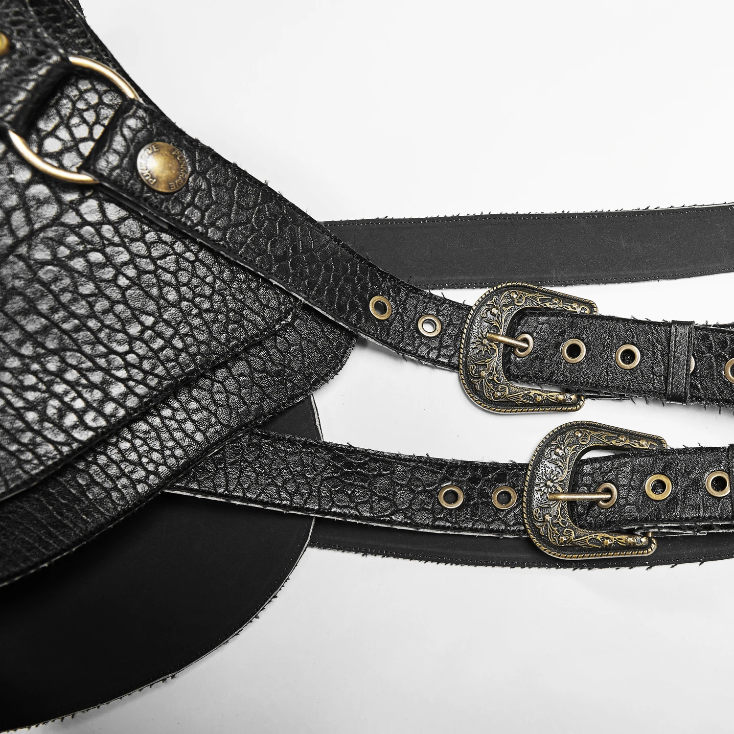 PUNK RAVE Harnais D'Epaule 'Dracarys' Noir 14 PUNK RAVE Harnais D'Epaule 'Dracarys' Noir – Image 12