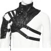 PUNK RAVE Harnais D'Epaule Steampunk 'Catharsis' Noir -ALCHEMY GOTHIC shop harnais d epaule steampunk catharsis noir