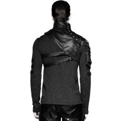 PUNK RAVE Harnais D'Epaule Steampunk 'Catharsis' Noir -ALCHEMY GOTHIC shop harnais d epaule steampunk catharsis noir 3