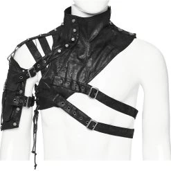 PUNK RAVE Harnais D'Epaule Steampunk 'Catharsis' Noir -ALCHEMY GOTHIC shop harnais d epaule steampunk catharsis noir 5