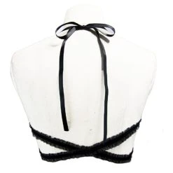 Eva Lady Harnais De Poitrine 'Black Roses' Noir -ALCHEMY GOTHIC shop harnais de poitrine black roses noir 10