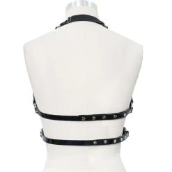 DEVIL FASHION Harnais 'Punk Fantaisie' En Simili Cuir Noir -ALCHEMY GOTHIC shop harnais punk fantaisie en simili cuir noir 6