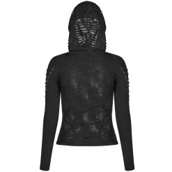 PUNK RAVE Haut à Capuche 'Destruction Unit' Noir -ALCHEMY GOTHIC shop haut a capuche destruction unit noir 11