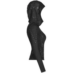 PUNK RAVE Haut à Capuche 'Destruction Unit' Noir -ALCHEMY GOTHIC shop haut a capuche destruction unit noir 12