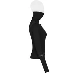 PUNK RAVE Haut à Col Roulé 'Hegoa' Noir -ALCHEMY GOTHIC shop haut a col roule hegoa noir 10