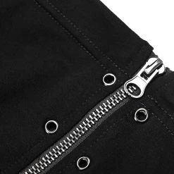 PUNK RAVE Haut à Col Roulé 'Hegoa' Noir -ALCHEMY GOTHIC shop haut a col roule hegoa noir 11