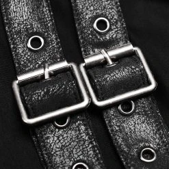 PUNK RAVE Haut à Col Roulé 'Hegoa' Noir -ALCHEMY GOTHIC shop haut a col roule hegoa noir 12