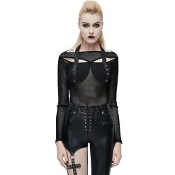 DEVIL FASHION Haut à Manches Longues 'Esmerée' Noir 18 DEVIL FASHION Haut à Manches Longues 'Esmerée' Noir -ALCHEMY GOTHIC shop haut a manches longues esmeree noir 4
