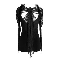 DEVIL FASHION Haut à Manches Longues 'Furia' Noir 20 DEVIL FASHION Haut à Manches Longues 'Furia' Noir -ALCHEMY GOTHIC shop haut a manches longues furia noir 8