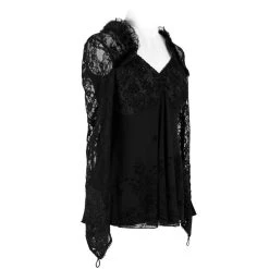 DEVIL FASHION Haut à Manches Longues 'Furia' Noir 21 DEVIL FASHION Haut à Manches Longues 'Furia' Noir -ALCHEMY GOTHIC shop haut a manches longues furia noir 9