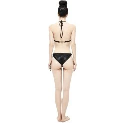 DEVIL FASHION Haut De Bikini 'Willow' Noir -ALCHEMY GOTHIC shop haut de bikini willow noir 7