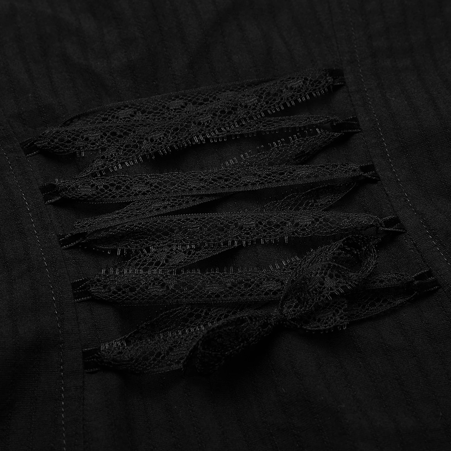 Pyon Pyon Haut Gothic Lolita 'Fleur De Lys' Noir à Manches... 14 Pyon Pyon Haut Gothic Lolita 'Fleur De Lys' Noir à Manches... – Image 12