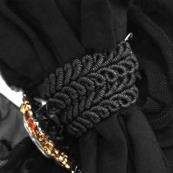 DEVIL FASHION Jabot 'Ishmael' Noir -ALCHEMY GOTHIC shop jabot ishmael noir 8