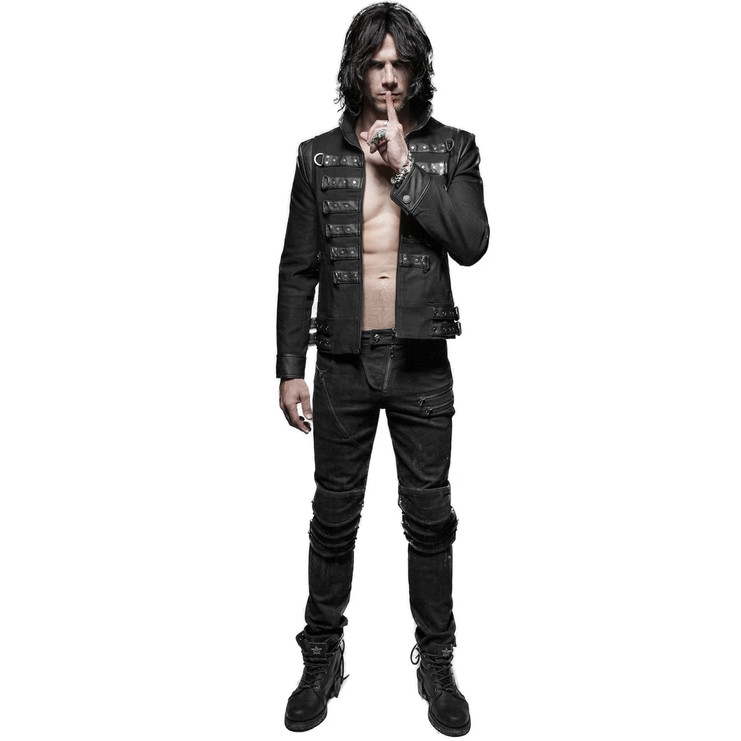 PUNK RAVE Jeans 'Punk Armor' Noir 4 PUNK RAVE Jeans 'Punk Armor' Noir – Image 2