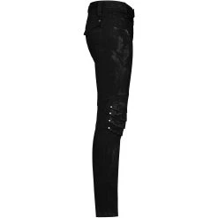 PUNK RAVE Jeans 'Punk Armor' Noir 33 PUNK RAVE Jeans 'Punk Armor' Noir -ALCHEMY GOTHIC shop jeans punk armor noir 11