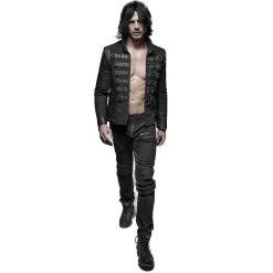 PUNK RAVE Jeans 'Punk Armor' Noir 24 PUNK RAVE Jeans 'Punk Armor' Noir -ALCHEMY GOTHIC shop jeans punk armor noir 2