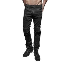 PUNK RAVE Jeans 'Punk Armor' Noir