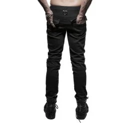 PUNK RAVE Jeans 'Punk Armor' Noir 29 PUNK RAVE Jeans 'Punk Armor' Noir -ALCHEMY GOTHIC shop jeans punk armor noir 7