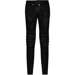 PUNK RAVE Jeans 'Punk Armor' Noir 31 PUNK RAVE Jeans 'Punk Armor' Noir -ALCHEMY GOTHIC shop jeans punk armor noir 9