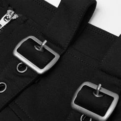 PUNK RAVE Jupe Asymétrique 'Astarte' Noire -ALCHEMY GOTHIC shop jupe asymetrique astarte noire 9