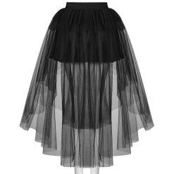 Pyon Pyon Jupe Asymétrique 'Lyriel' Noire 29 Pyon Pyon Jupe Asymétrique 'Lyriel' Noire -ALCHEMY GOTHIC shop jupe asymetrique lyriel noire 10