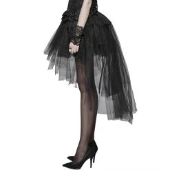 Pyon Pyon Jupe Asymétrique 'Lyriel' Noire 27 Pyon Pyon Jupe Asymétrique 'Lyriel' Noire -ALCHEMY GOTHIC shop jupe asymetrique lyriel noire 8