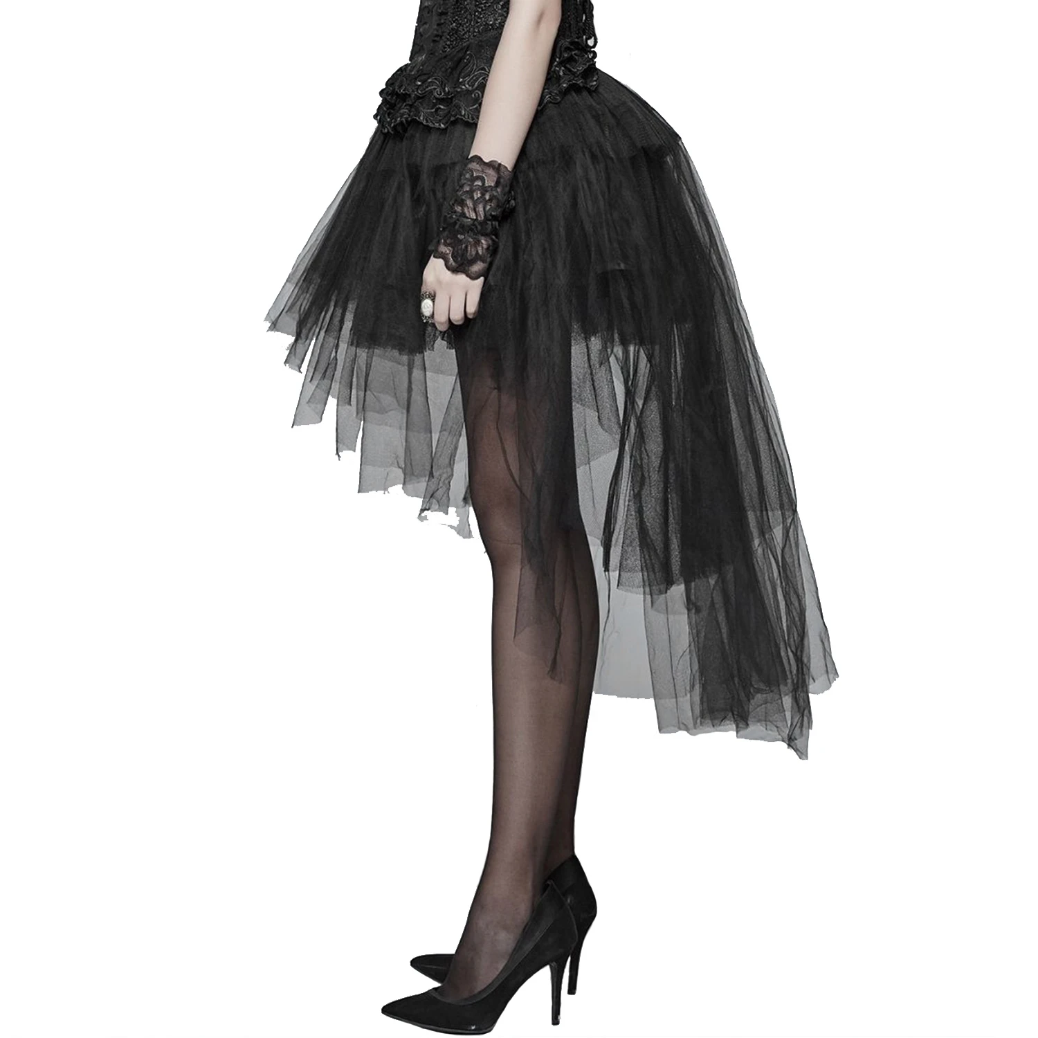 Pyon Pyon Jupe Asymétrique 'Lyriel' Noire 11 Pyon Pyon Jupe Asymétrique 'Lyriel' Noire – Image 9