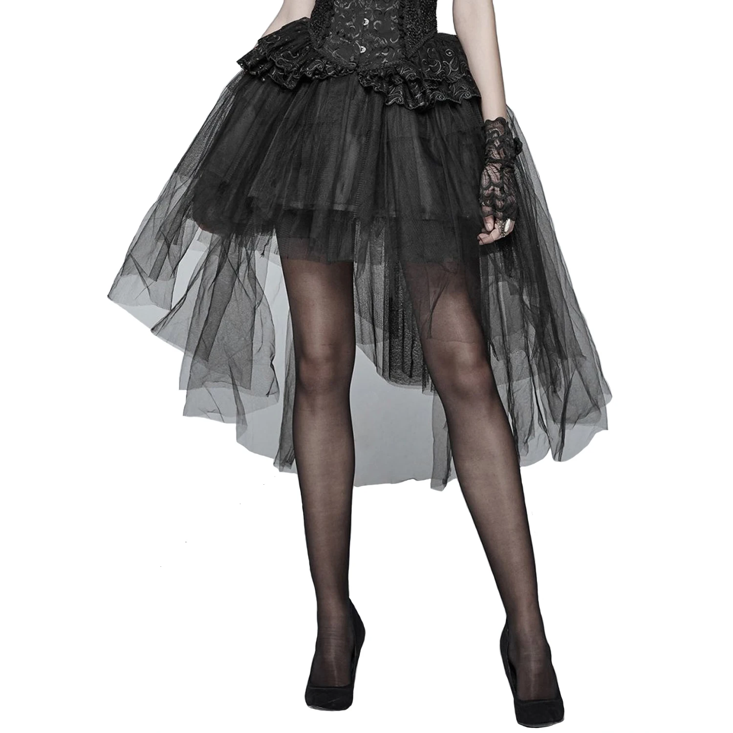 Pyon Pyon Jupe Asymétrique 'Lyriel' Noire 3 Pyon Pyon Jupe Asymétrique 'Lyriel' Noire