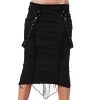 QUEEN OF DARKNESS Jupe 'Dark Passion' Noire -ALCHEMY GOTHIC shop jupe dark passion noire