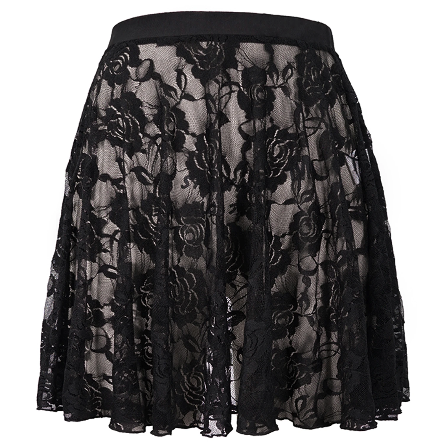 DEVIL FASHION Jupe De Plage 'Narcissa' En Dentelle Noire 13 DEVIL FASHION Jupe De Plage 'Narcissa' En Dentelle Noire – Image 11