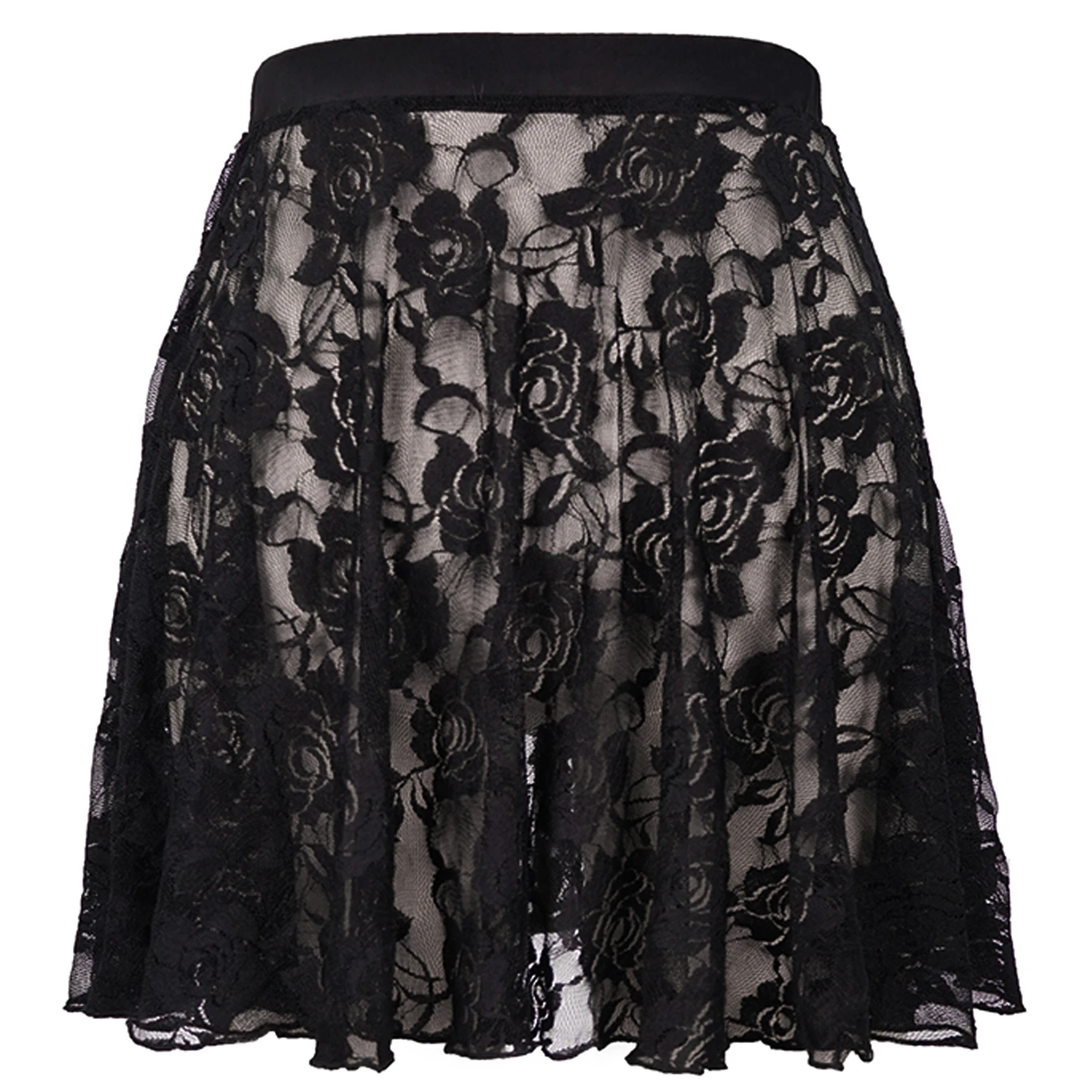 DEVIL FASHION Jupe De Plage 'Narcissa' En Dentelle Noire 12 DEVIL FASHION Jupe De Plage 'Narcissa' En Dentelle Noire – Image 10