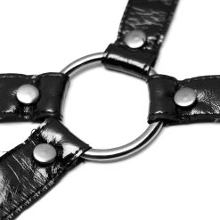 PUNK RAVE Jupe-Harnais 'Serpentine' Noire -ALCHEMY GOTHIC shop jupe harnais serpentine noire 12