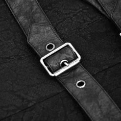 DEVIL FASHION Jupe Kilt 'Altaïr' Noire 33 DEVIL FASHION Jupe Kilt 'Altaïr' Noire -ALCHEMY GOTHIC shop jupe kilt altair noire 14