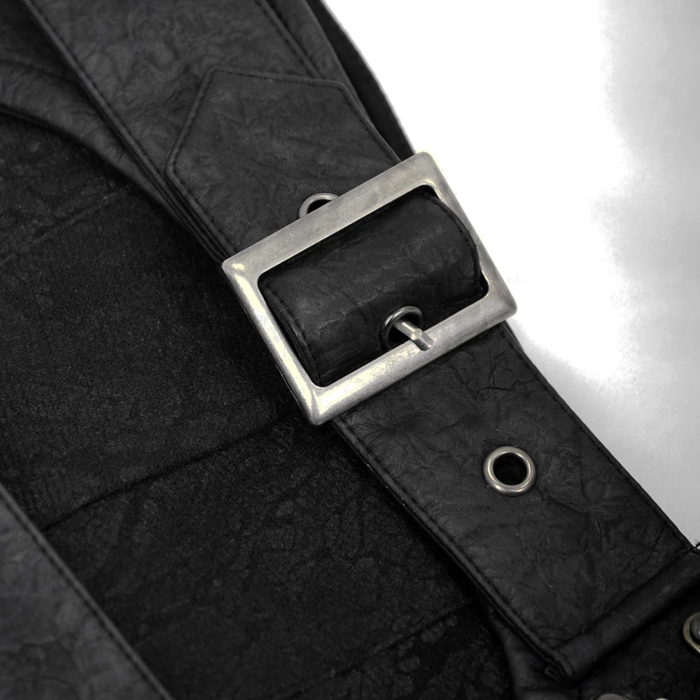 DEVIL FASHION Jupe Kilt 'Altaïr' Noire 18 DEVIL FASHION Jupe Kilt 'Altaïr' Noire – Image 16