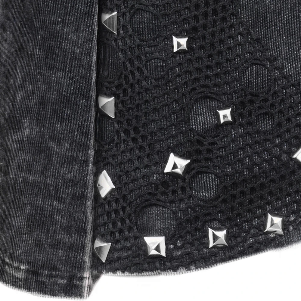 DEVIL FASHION Jupe Kilt 'Golgotha' Noire Anthracite 15 DEVIL FASHION Jupe Kilt 'Golgotha' Noire Anthracite – Image 13