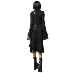 PUNK RAVE Jupe 'Nocturna' Noire -ALCHEMY GOTHIC shop jupe nocturna noire 2
