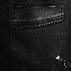 PUNK RAVE Jupe Pour Hommes 'Thanos' Noire -ALCHEMY GOTHIC shop jupe pour hommes thanos noire 18