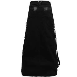 PUNK RAVE Jupe Pour Hommes 'Thanos' Noire -ALCHEMY GOTHIC shop jupe pour hommes thanos noire 6