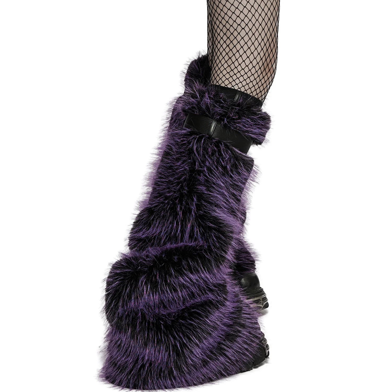 PUNK RAVE Leg Warmers 'Cool Girl' Pourpres 10 PUNK RAVE Leg Warmers 'Cool Girl' Pourpres – Image 8