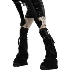 PUNK RAVE Leg Warmers 'Draconia' Noirs 19 PUNK RAVE Leg Warmers 'Draconia' Noirs -ALCHEMY GOTHIC shop leg warmers draconia noirs 4