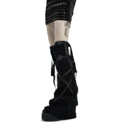 PUNK RAVE Leg Warmers 'Draconia' Noirs 21 PUNK RAVE Leg Warmers 'Draconia' Noirs -ALCHEMY GOTHIC shop leg warmers draconia noirs 6
