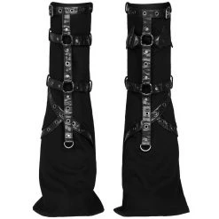 PUNK RAVE Leg Warmers 'Gehenna' Noirs 31 PUNK RAVE Leg Warmers 'Gehenna' Noirs -ALCHEMY GOTHIC shop leg warmers gehenna noirs 11