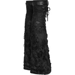 PUNK RAVE Leg Warmers 'Punk Decadent' Noirs 30 PUNK RAVE Leg Warmers 'Punk Decadent' Noirs -ALCHEMY GOTHIC shop leg warmers punk decadent noirs 12