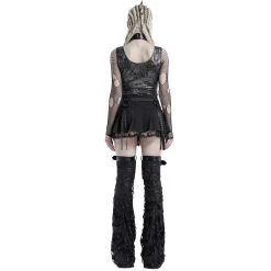 PUNK RAVE Leg Warmers 'Punk Decadent' Noirs 20 PUNK RAVE Leg Warmers 'Punk Decadent' Noirs -ALCHEMY GOTHIC shop leg warmers punk decadent noirs 2